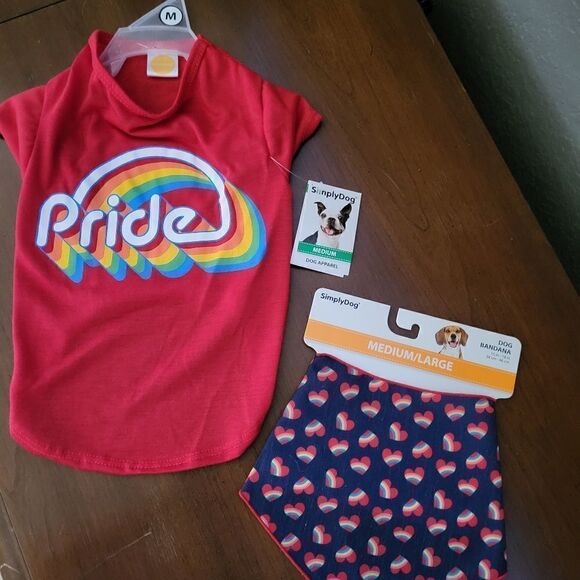 Simply dog T-Shirt & Bandana - Picture 1 of 7